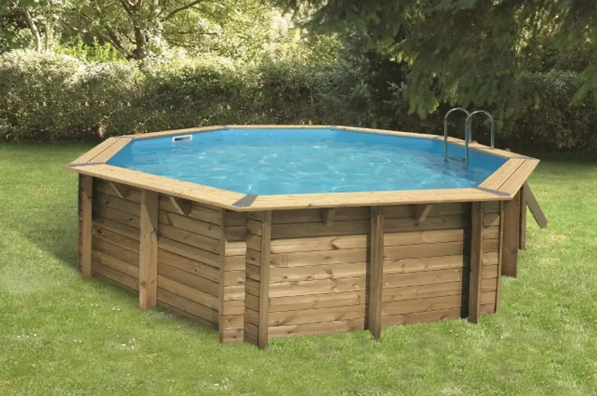 Piscine en bois octogonale Belgique