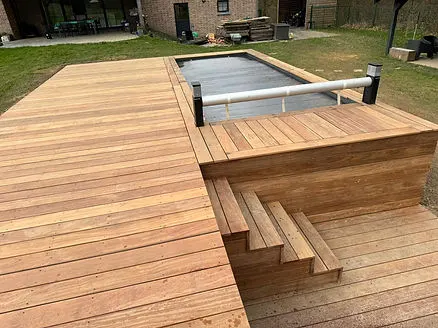 Terrasse en Cumaru et bois exotique