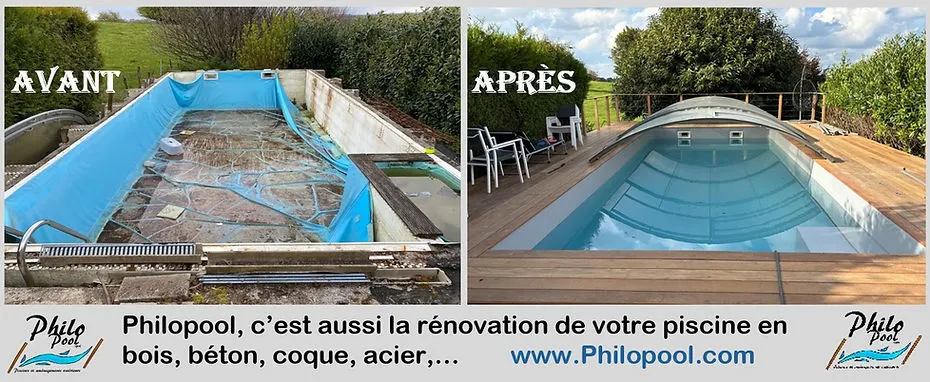 Rénovation piscine et changement liner
